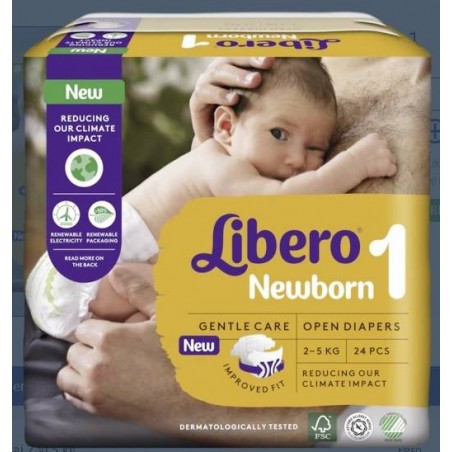 Essity Italy Libero Newborn 1 2-5 Kg 24 Pezzi