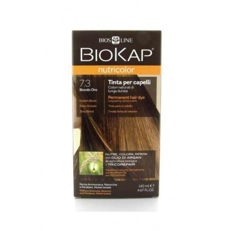 Bios Line Biokap Nutricolor 7,3 New Biondo Oro Tinta Tubo + Flacone