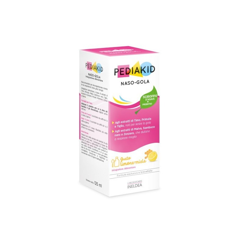 Laboratoires Ineldea Pediakid Naso Gola Sciroppo 125 Ml