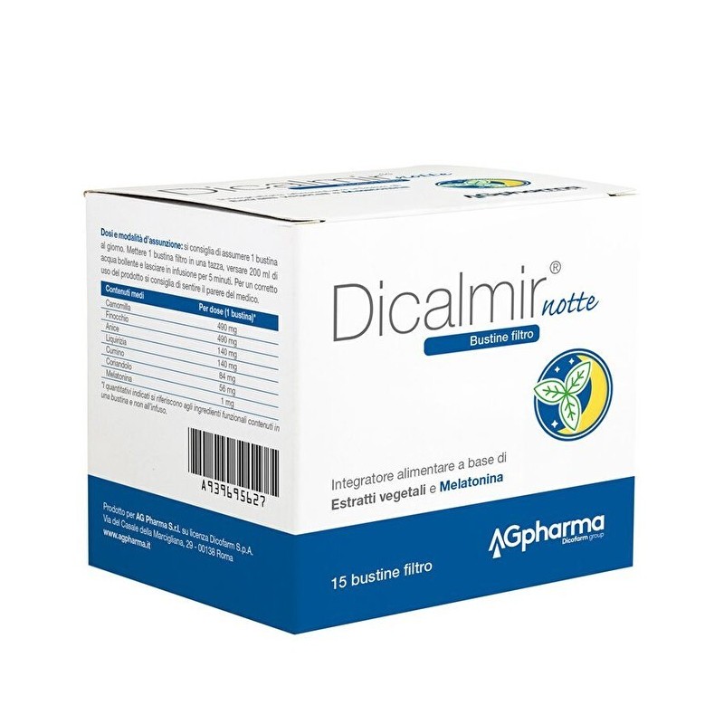 Ag Pharma Dicalmir Notte 15 Filtri