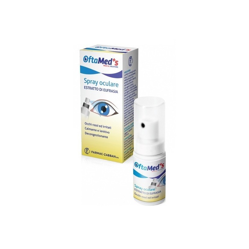 Farmac-zabban Oftamed's Spray Oculare Occhi Rossi E Irritati Estratto Eufrasia 10 Ml