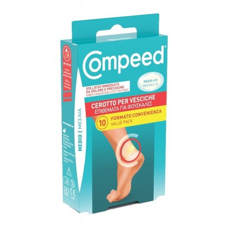 Perrigo Italia Cerotti Compeed Per Vesciche Medio 10 Pezzi Carton