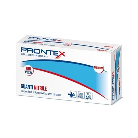 Safety Prontex Guanto In Nitrile Senza Polvere Grande 8/9 100 Pezzi