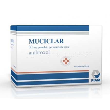 Piam Farmaceutici Muciclar 15mg/5ml Sciroppo Muciclar 75 Mg Capsule A Rilascio Prolungato Muciclar 30 Mg Granulato Per Soluzione