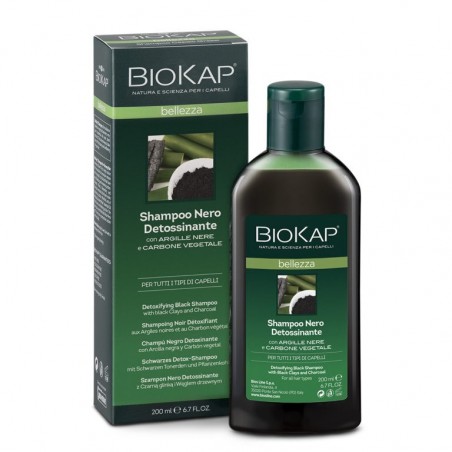 Bios Line Biokap Bellezza Shampoo Nero Detossinante 200 Ml Biosline