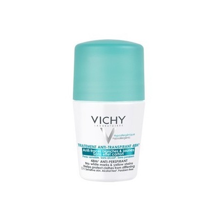 Vichy Deodorante Anti-tracce Roll-on 50 Ml