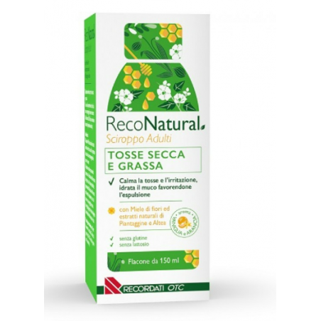 Recordati Reconatural Sciroppo Tosse Adulti 150 Ml