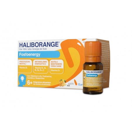 Eurospital Haliborange Fosfoenergy 10 Flaconcini 10 Ml