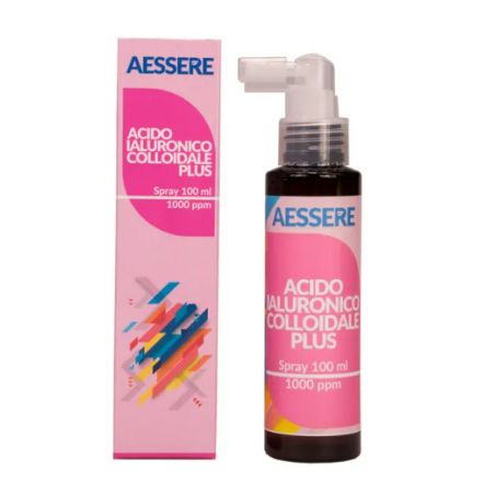 aessere acido ialuronico colloidale plus spray. confezione da 100 ml