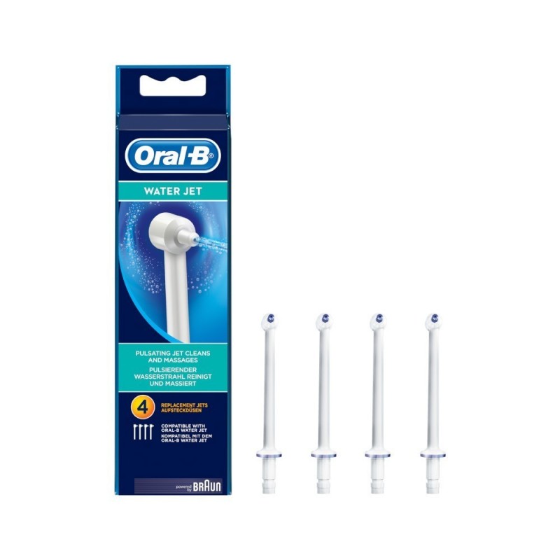 Procter & Gamble Oralb Water Jet Ed15 Testina Per Spazzolino Elettrico Con Beccuccio Idropulsore 4 Pezzi