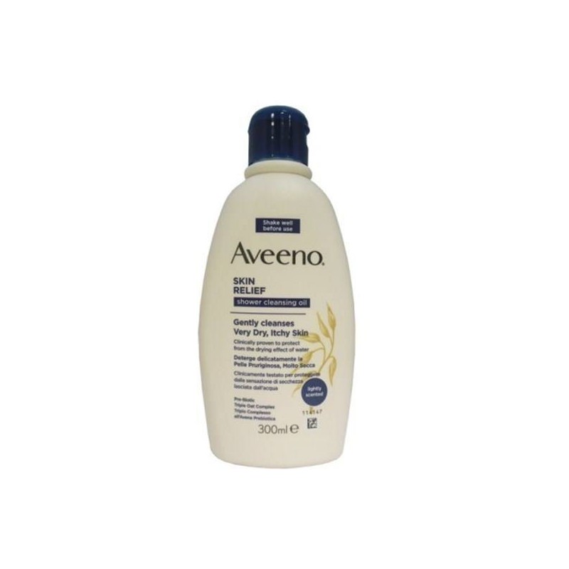 Johnson & Johnson Aveeno Pp Sr Olio Docca Lenitivo 300 Ml