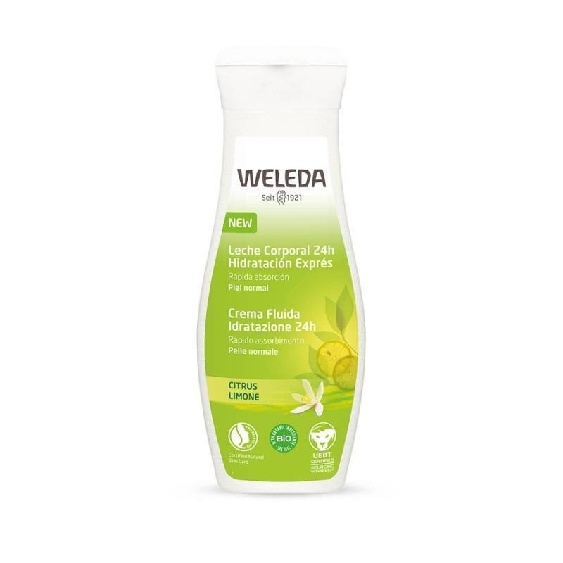 Weleda Italia Crema Fluida Idrat 24h Limone 200 Ml