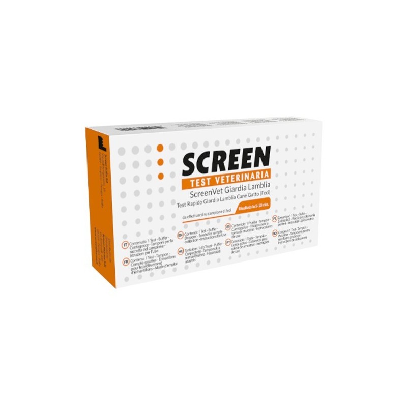 Screen Pharma S Screenvet Test Rapido Giardia Lamblia Feci Cane E Gatto