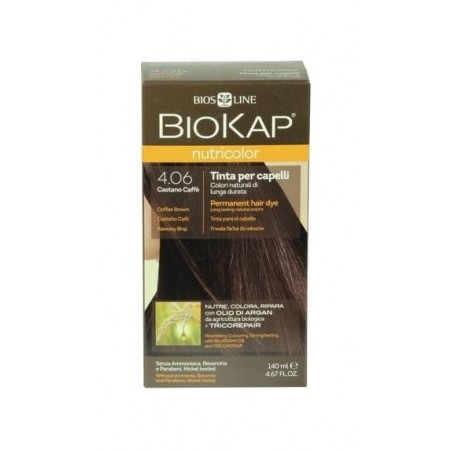 Bios Line Biokap Nutricolor 4,06 New Castano Caffe' Tinta Tubo + Flacone