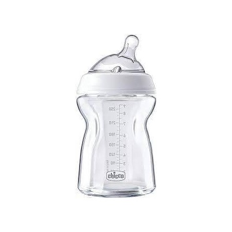 Chicco Biberon Nat Feel Vetro 0m+ 250 Ml