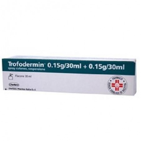 Sit Laboratorio Farmac. Trofodermin 5 Mg/ml + 5 Mg/ml Spray Cutaneo, Sospensione Clostebol Acetato + Neomicina Solfato