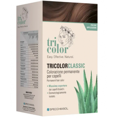 Specchiasol Tricolor Classic 7 Biondo 2 Tubi 50 Ml + 2 Shaker 50 Ml + 4 Bustine 8 Ml