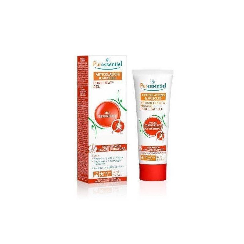 Alloga Italia Puressentiel Gel Pureheat Articolazioni 80 Ml