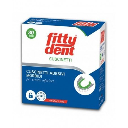 Ideco Fittydent Cuscinetti Adesivi 30 Pezzi Nf