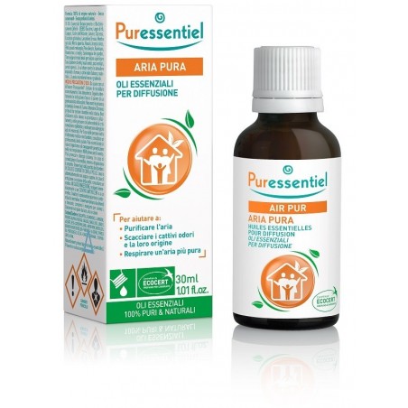 Puressentiel Italia Puressentiel Miscela Per Diffusione Aria Pura Certificata Ecocert 30 Ml