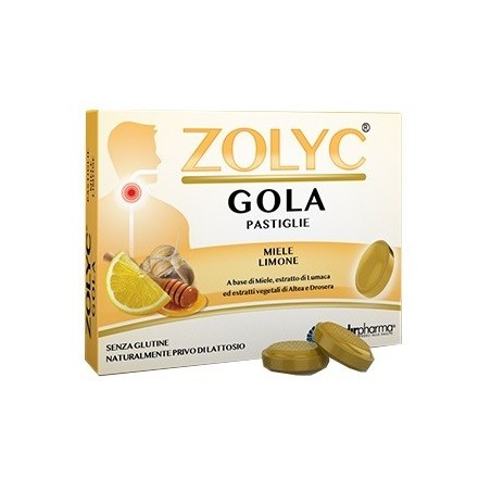 Shedir Pharma Unipersonale Zolyc Gola Miele/limone 36 Pastiglie