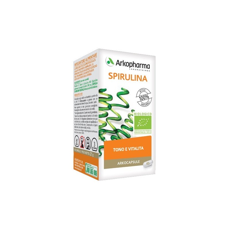 Arkofarm Arko Capsule Spirulina Bio 45 Capsule