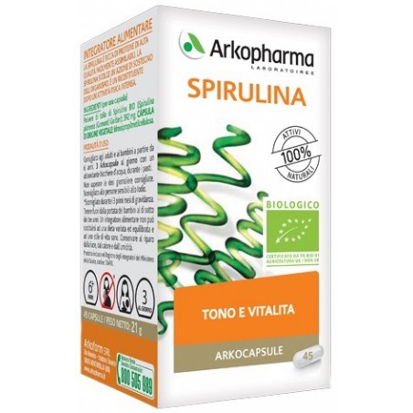 Arkofarm Arko Capsule Spirulina Bio 45 Capsule