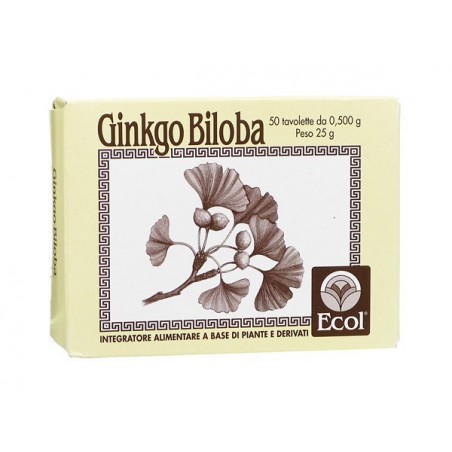 Ecol Ginkgo Biloba 50 Tavolette 804