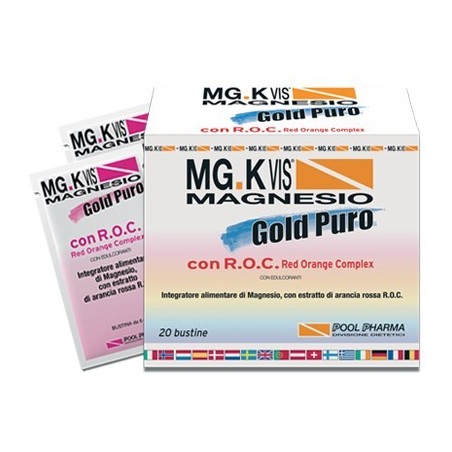 Pool Pharma Mgk Vis Magnesio Gold Puro 20 Buste