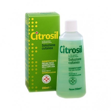 Citrosil Soluzione Cutanea Farmaco Disinfettante per Ferite e Cute Lesa 200 ml