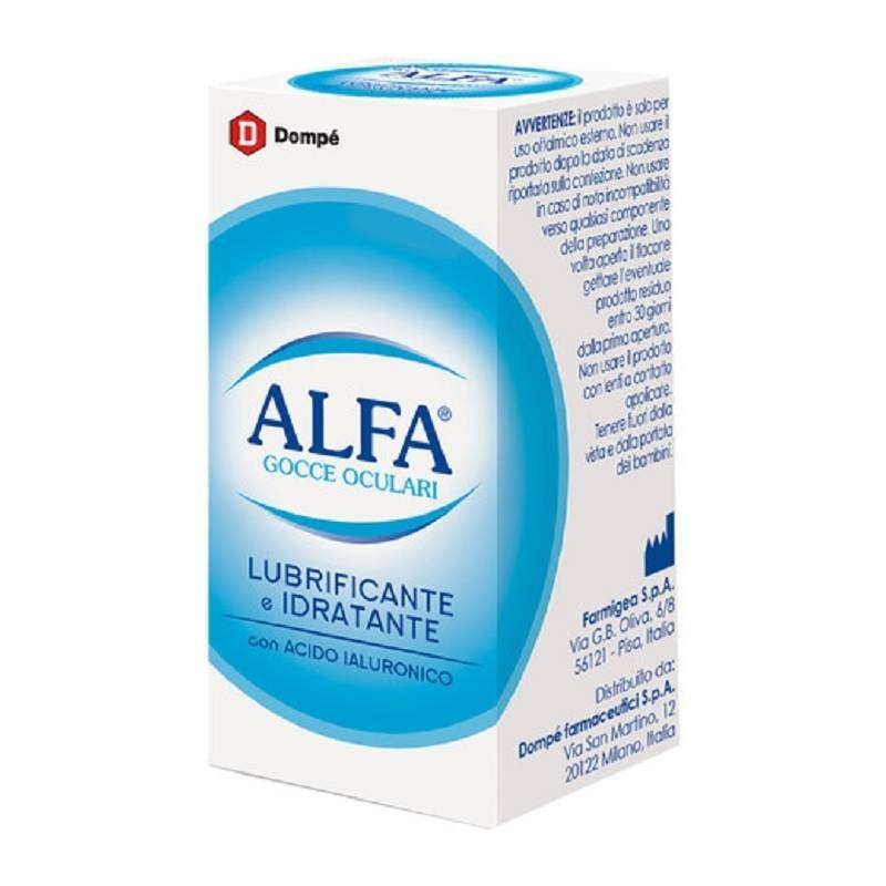 Dompe' Farmaceutici Collirio Alfa Lubrificante/idratante 10 Ml