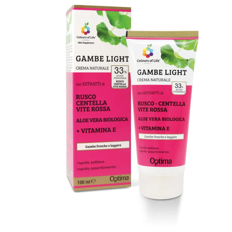 Optima Naturals Colours Of Life Skin Supplement Gambe Light Crema 100 Ml