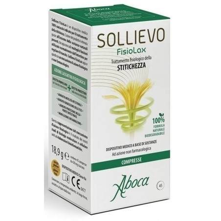 Aboca Societa' Agricola Sollievo Fisiolax 45 Compresse