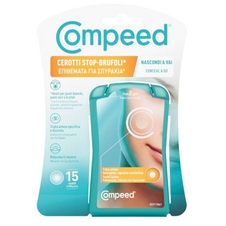 Laboratoire Hra Pharma Compeed Cerotti Stop Brufoli Nascondi & Vai 15 Pezzi