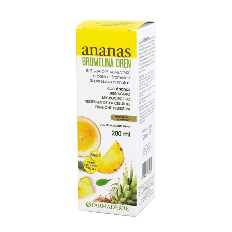 Farmaderbe Ananas Bromelina Dren 200 Ml