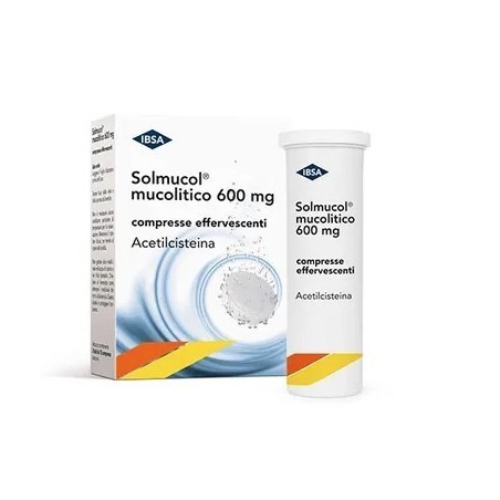 Ibsa Farmaceutici Italia Solmucol Mucolitico 600 Mg Compresse Effervescenti Acetilcisteina