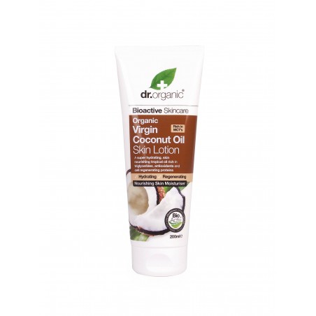 Optima Naturals Dr Organic Coconut Oil Cocco Skin Lotion Lozione Corpo 200 Ml