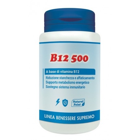 Natural Point B12 500 Cianocobalamina 100 Capsule Vegetali