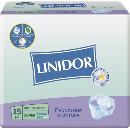 Fater Pannolone Linidor Super Pannolino A Cintura Mm 15 Pezzi