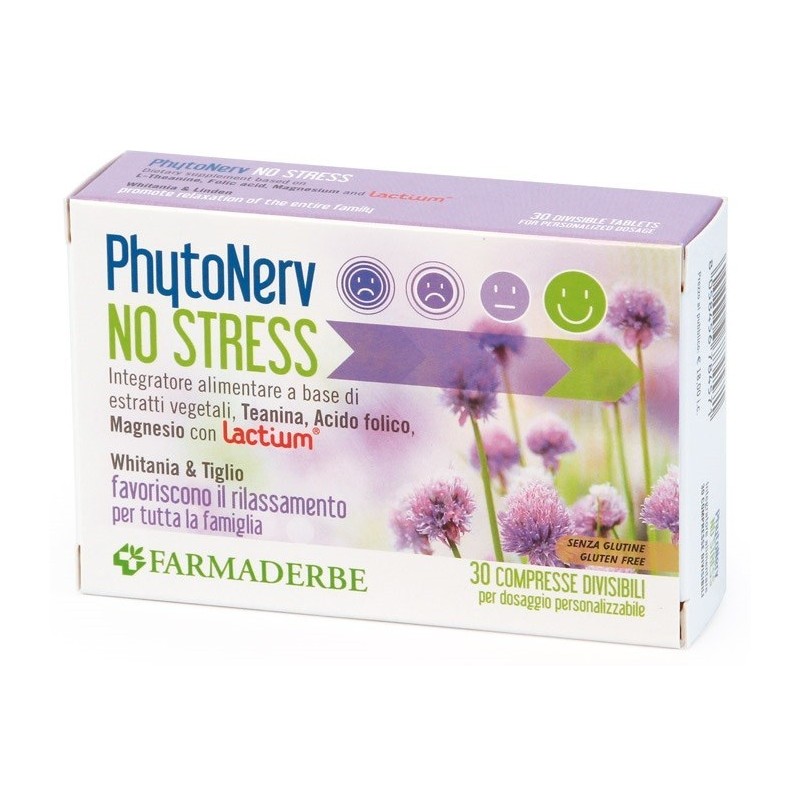 Farmaderbe Phytonerv No Stress 30 Compresse