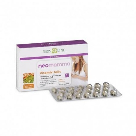 Bios Line Biosline Neomamma Vitamix Folic 40 Compresse New