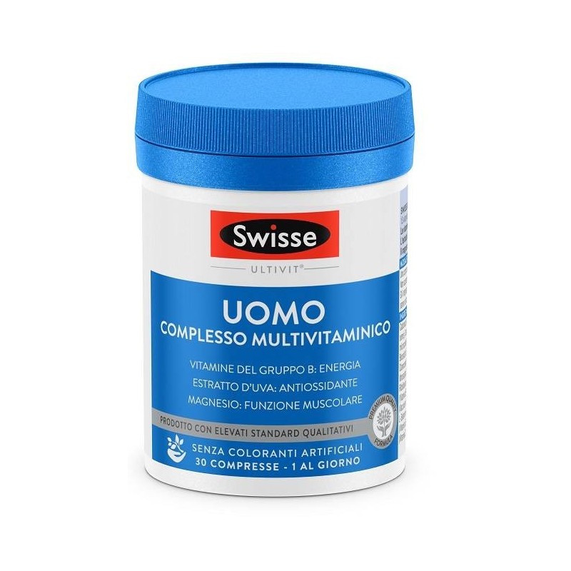 Health And Happiness It. Swisse Multivitaminico Uomo 30 Compresse