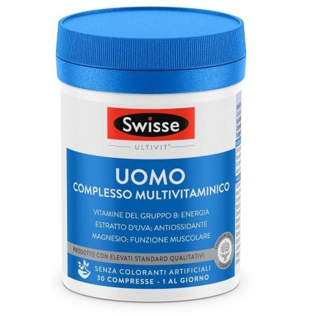 Health And Happiness It. Swisse Multivitaminico Uomo 30 Compresse