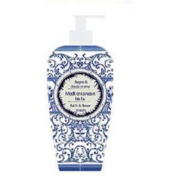 Le Maioliche Bagnodoccia Mediterranean Herbs 700 ml Formato Famiglia Rudy Profumi