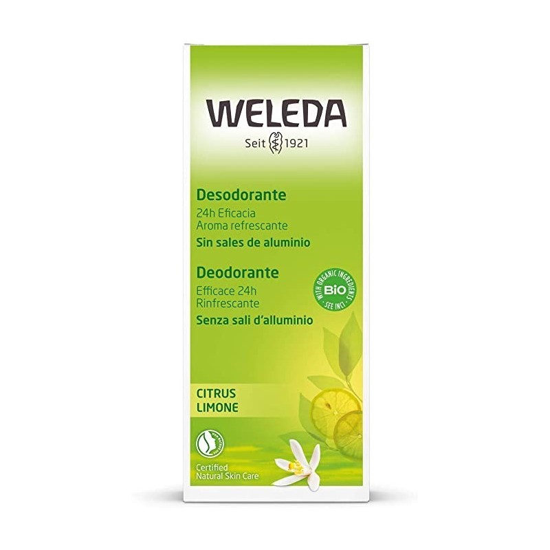 Weleda Italia Deodorante Spray Limone 100 Ml