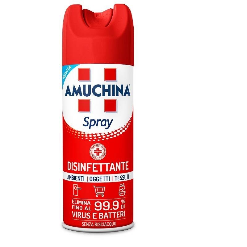 Angelini Amuchina Spray Ambienti Oggetti Tessuti 400 Ml