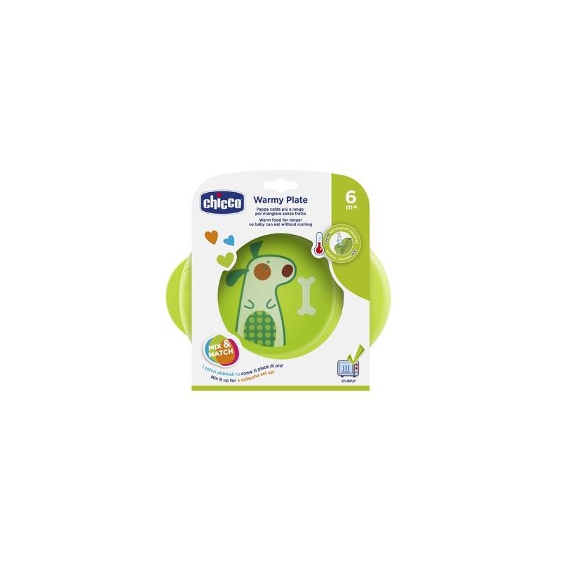 Chicco Piatto Pappacalda 6 Mesi+ Verde