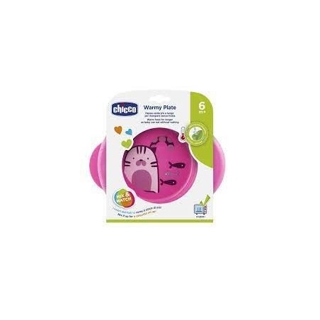 Chicco Piatto Pappacalda 6 Mesi+ Rosa