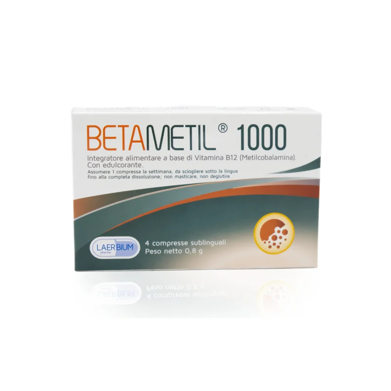 Laerbium Pharma Betametil 1000 4 Compresse Sublinguali