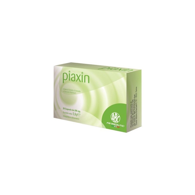 Abc Farmaceutici Piaxin 20 Capsule 295 Mg